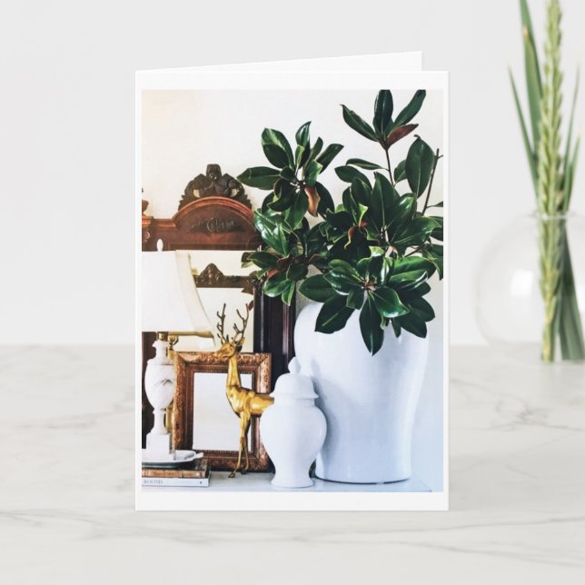 CHRISTMAS DECOR UND CHRISTMAS GREETINING IN EINEM KARTE (Vorderseite)