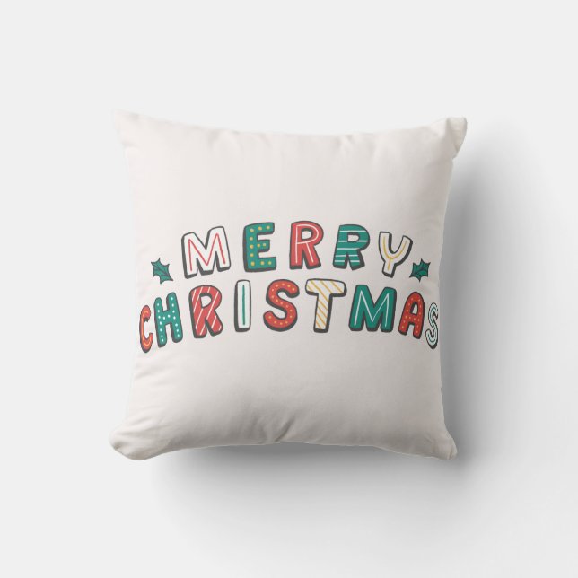 Christmas Decorative Cushion for Holiday Home Kissen (Vorderseite)