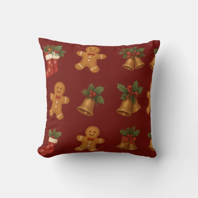 Christmas Decorative Cushion for Holiday Home Kissen (Vorderseite)