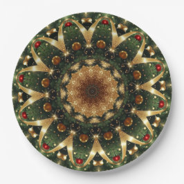 Christmas Decorative Holiday Paper Plate Pappteller
