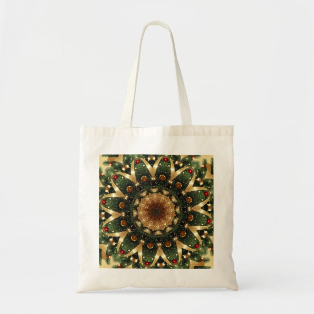Christmas Decorative Holiday Tote Bag Tragetasche (Vorne)