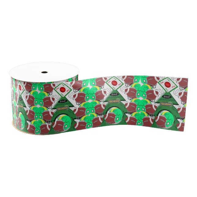 Christmas Decorative Ribbon, Football Ripsband (Spule)