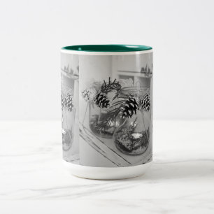 CHRISTMAS DEKOR KAFFEE UND TEE-TASSE ZWEIFARBIGE TASSE