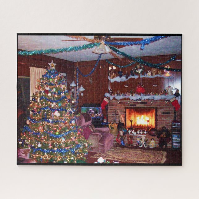 CHRISTMAS DEKORATED ZUHAUSE PUZZLE (Horizontal)