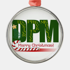 CHRISTMAS DES PRÄVENTIVEN ARZNEIMITTELS VON DPM ORNAMENT AUS METALL