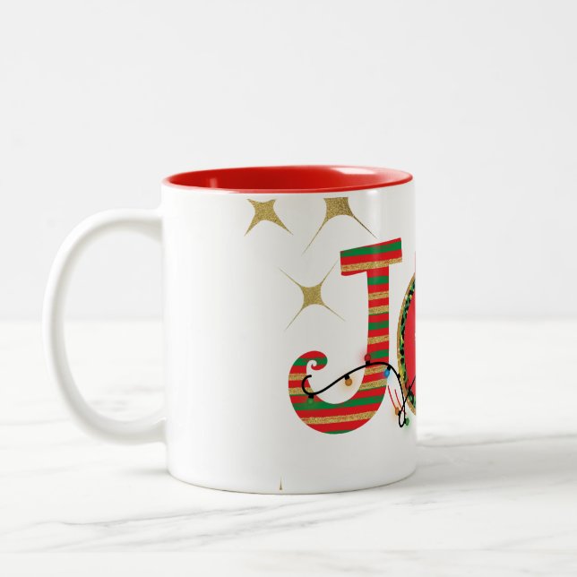 CHRISTMAS DESIGN LIEBE JOACE MIT CHRISTMAS LIG ZWEIFARBIGE TASSE (Links)