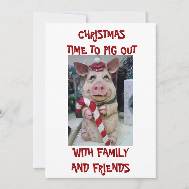 CHRISTMAS DINNER INVITATION EINLADUNG (Vorderseite)