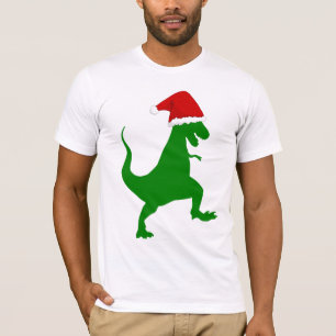 CHRISTMAS DINOSAUR FUNNY T - Shirt
