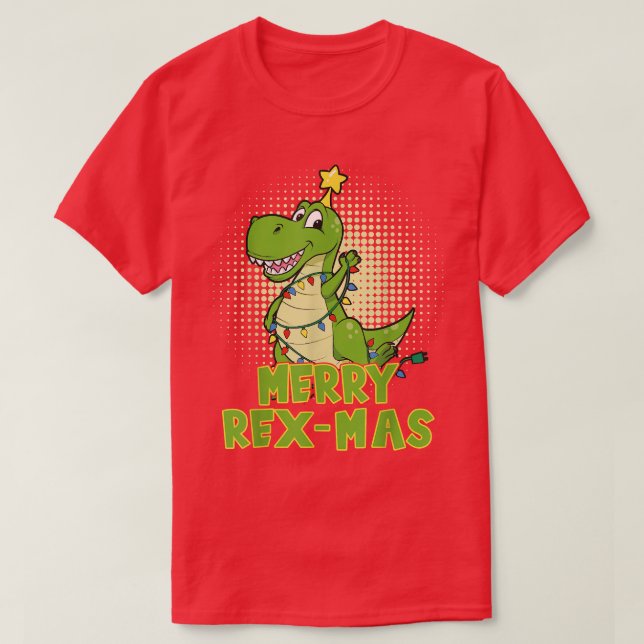 Christmas Dinosaur Merry ReMas Pajamas T Re Boys G T-Shirt (Design vorne)
