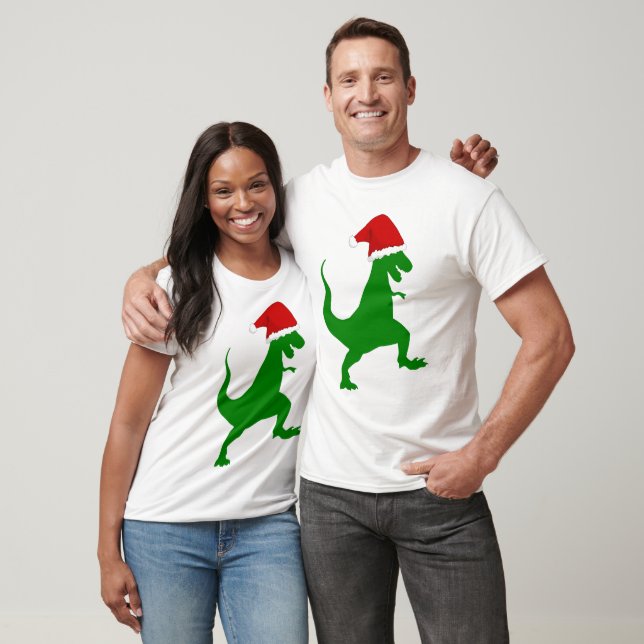 CHRISTMAS DINOSAUR T - Shirt (Unisex)