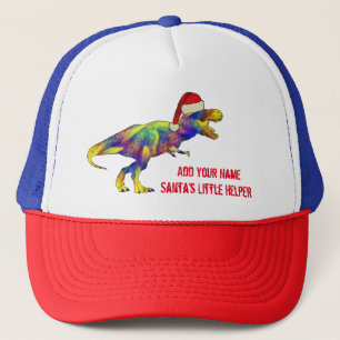 Christmas Dinosaurier Funny Santa Quote Truckerkappe