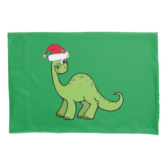 Christmas Dinosaurier Kissenbezug (Vorderseite)