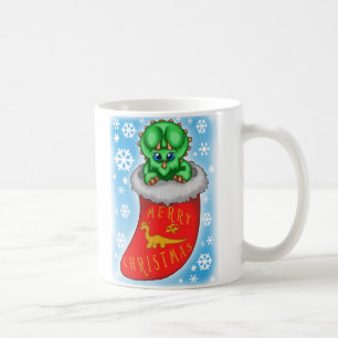 Christmas Dinosaurier Tasse