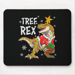 Christmas Dinosaurier Tree Rex Pajamas Men Boys Ki Mousepad