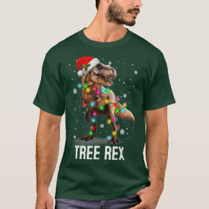 Christmas Dinosaurier Tree Rex Pajamas Men Boys Xm T-Shirt