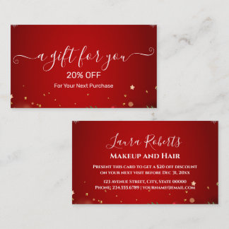 Christmas Discount Card – Festive Holiday Savings Rabattkarte