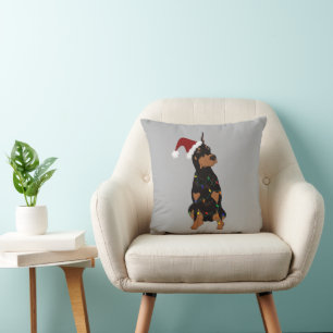 Christmas Doberman Pinscher Kissen