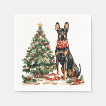 Christmas Dobermann Hunde