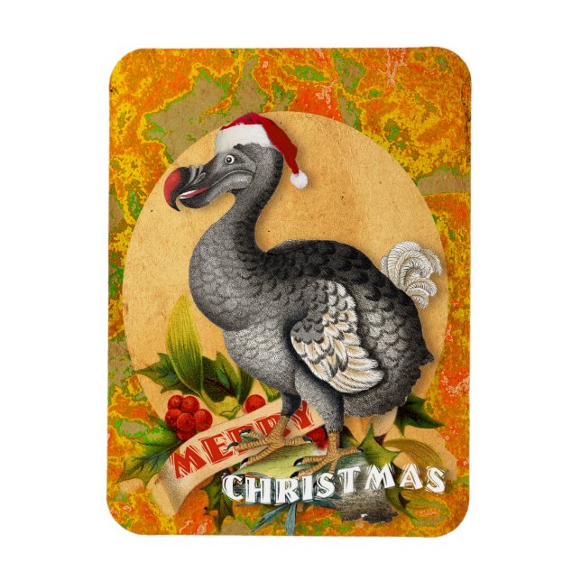 Christmas Dodo Bird Magnet (Vertikal)