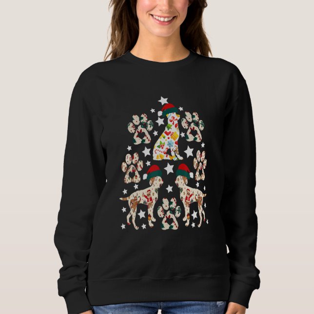 Christmas Dog quote Dog cool Christmas Sweatshirt (Vorderseite)