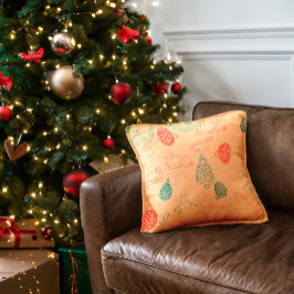 Christmas Doodle Pattern | Snowmen, Trees & Candy Kissen