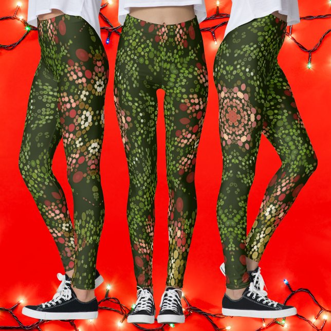 Christmas Dot Mandala Leggings (Von Creator hochgeladen)