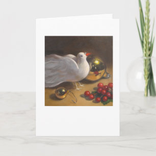Christmas Dove Card Feiertagskarte
