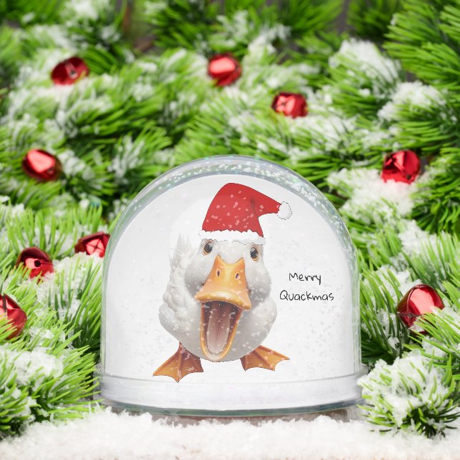 Christmas Duck Snow Globe Schneekugeln (Weihnachten)