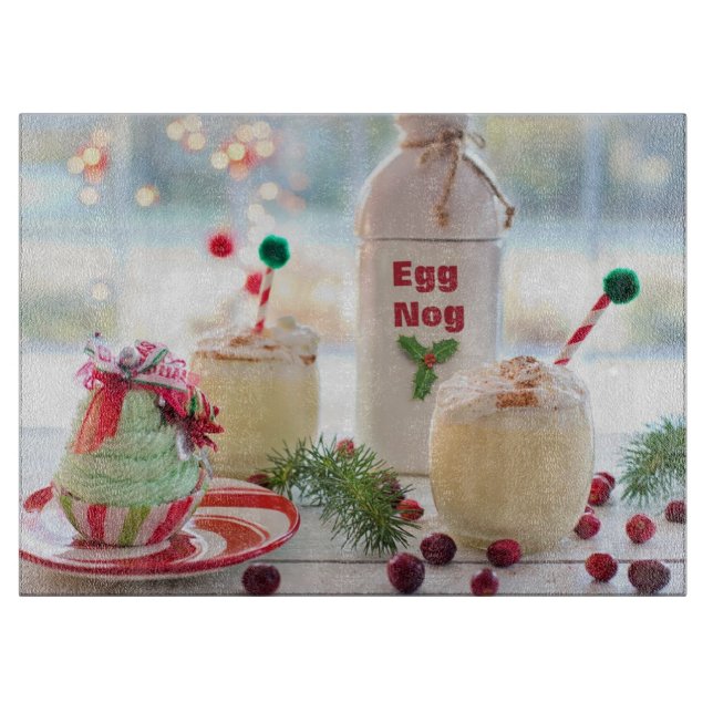 CHRISTMAS EGGNOG SCHNEIDEBRETT (Vorderseite)