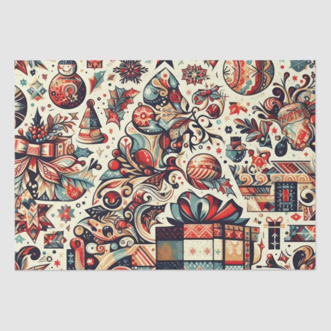 Christmas Elegance n29 Seidenpapier (Vorderseite)