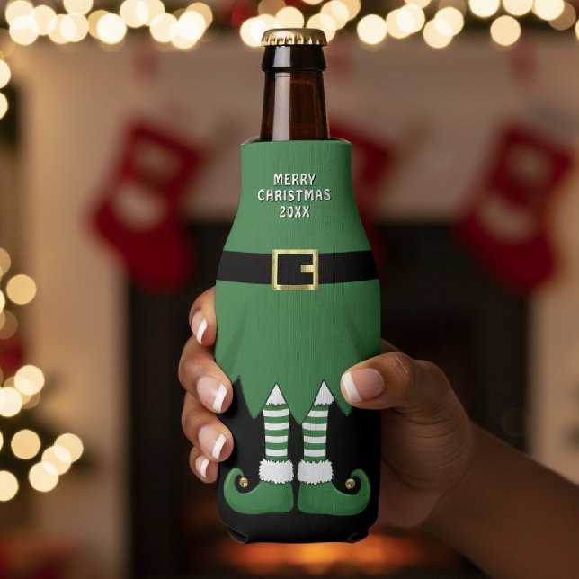 Christmas Elf Holiday Green Flaschenkühler (Christmas Elf Holiday Green Bottle Cooler
)