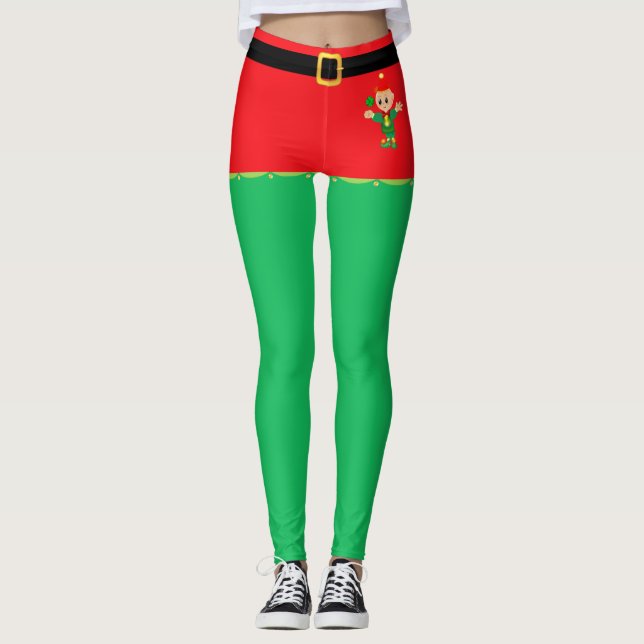 Christmas Elf Leggings (Vorderseite)