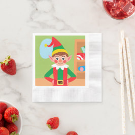 Christmas Elf Napkin Serviette