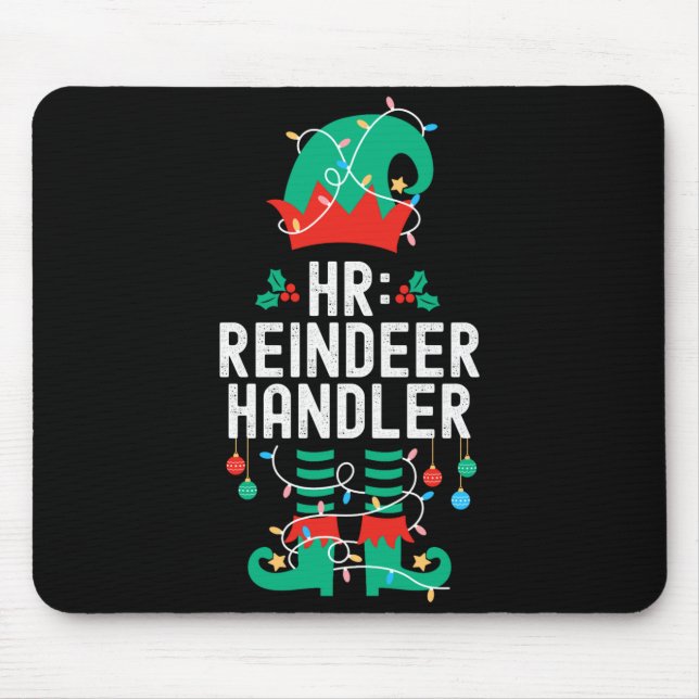 Christmas Elf Office Team Party Family Matching  Mousepad (Vorne)