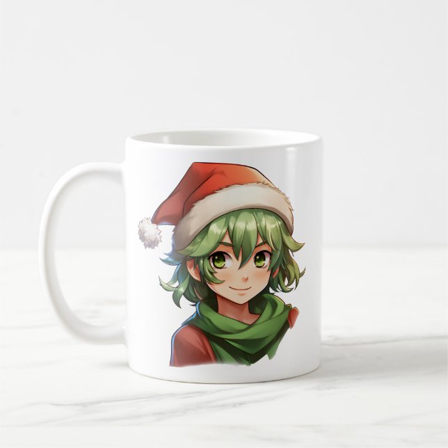 Christmas Elf Portrait Kaffeetasse (Links)