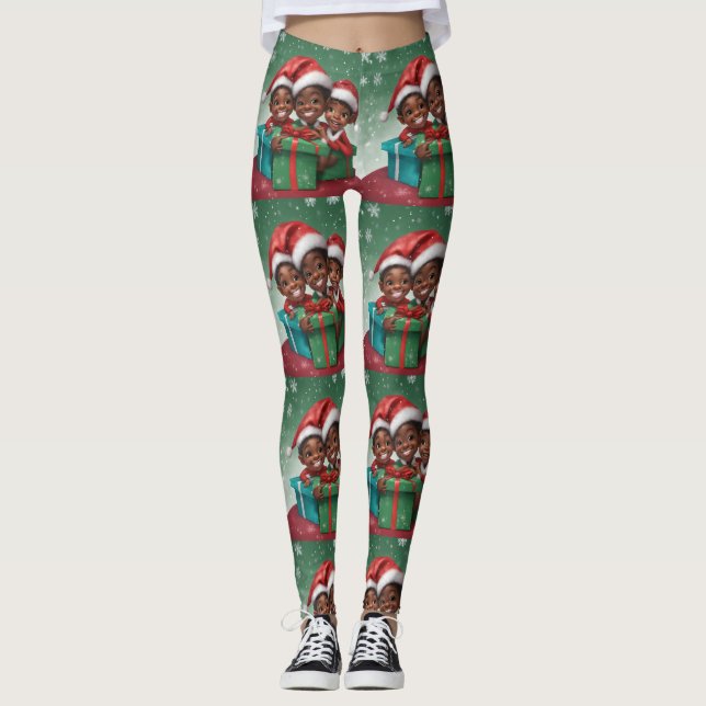 Christmas Elfs Leggings (Vorderseite)