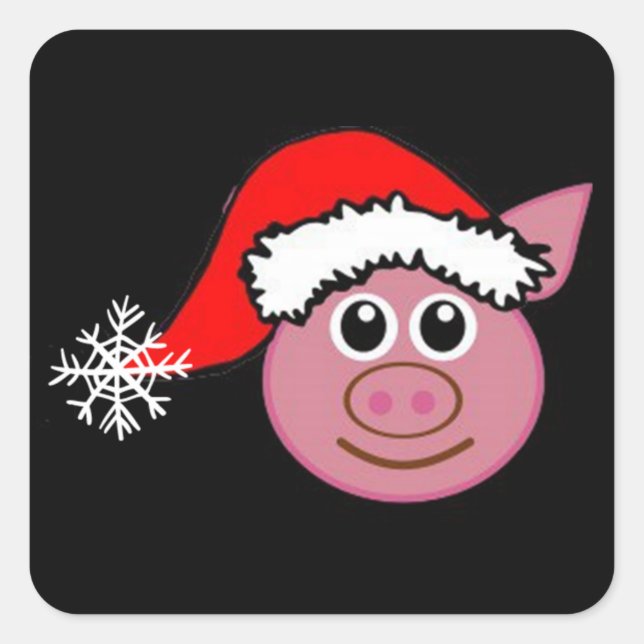 **CHRISTMAS EMOJI** STICKER W/ CHRISTMAS PIG (Vorderseite)