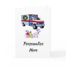 Christmas EMS Santa Ambulance