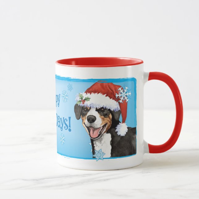 Christmas Entlebucher Tasse (Rechts)
