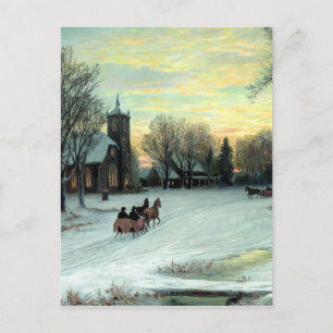 Christmas Eve by W. C. Bauer from Feiertagspostkarte