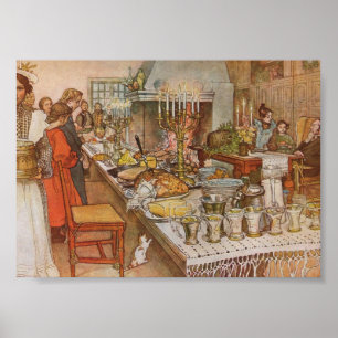 Christmas Eve Carl Larsson 1904 Poster