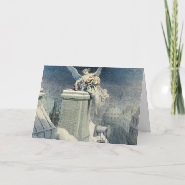 Christmas Eve - Gustave Dore Karte (Vorderseite)