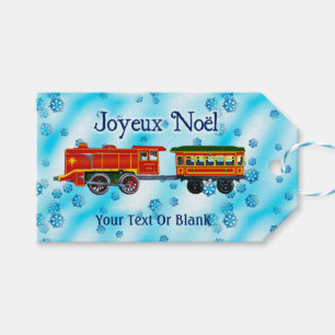Christmas Express - Joyeux Noël Geschenkanhänger