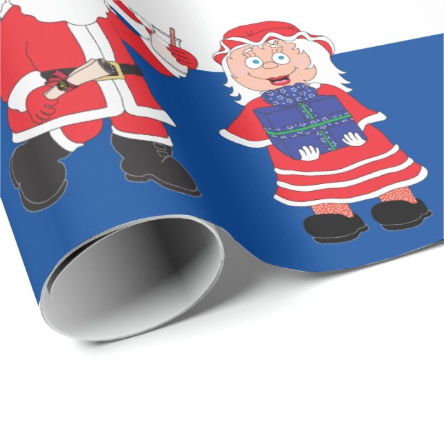 Christmas Fa La La La La La La La La La La Geschenkpapier (Rolleneckpunkt)