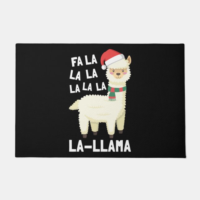 Christmas Fa La Llama Essential Fußmatte (Vorderseite)