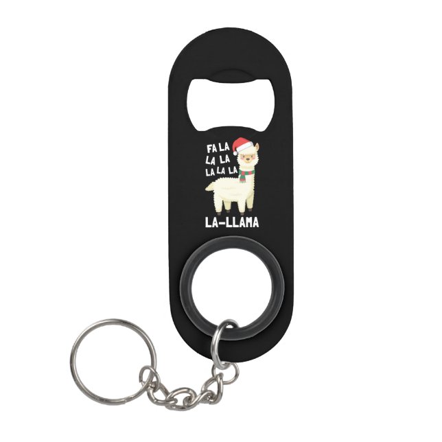 Christmas Fa La Llama Essential Mini Flaschenöffner (Vorderseite)