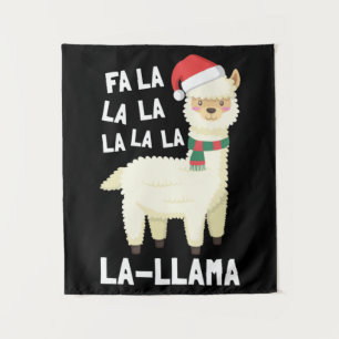 Christmas Fa La Llama Essential Wandteppich