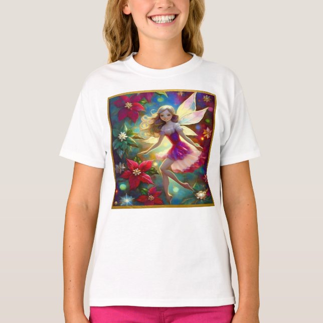 Christmas Fairy Collection - Ash Blonde Hair T-Shirt (Vorderseite)