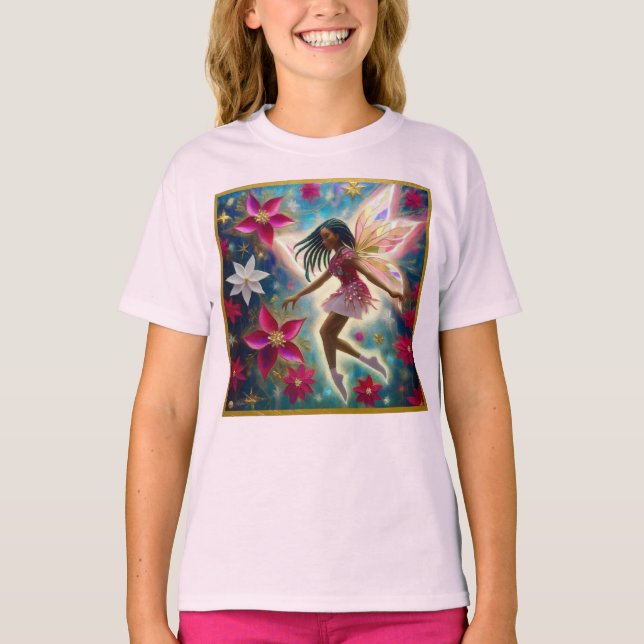 Christmas Fairy Collection - Cornrows Braids Hair T-Shirt (Vorderseite)