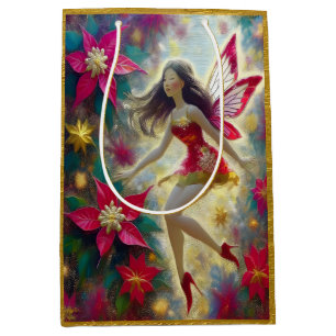 Christmas Fairy Collection - Dark Brown Hair Mittlere Geschenktüte